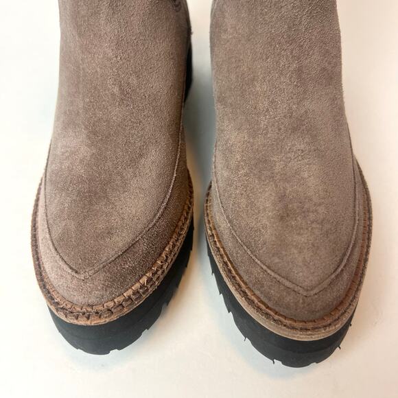 NEW Kaanas Women's Belgrade Chelsea Boots Suede Booties Brown Size 5 - Picture 3 of 10